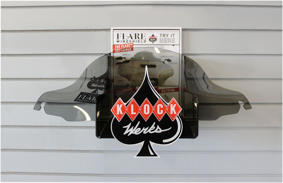 KLOCK WERKS Flare Windshield Display with Flyer KWW-01-0301