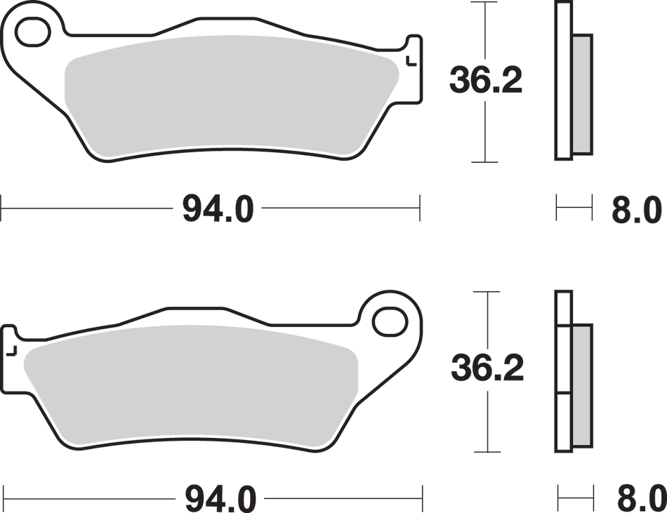 SBS LS Brake Pads - 671LS 671LS