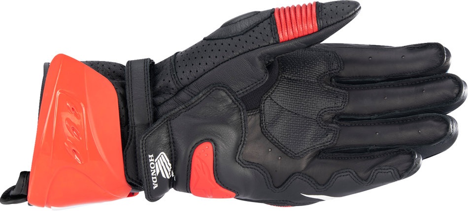 Guantes ALPINESTARS Honda GP Pro R3 - Negro/Rojo brillante/Azul - Grande 3556223-1317-L 