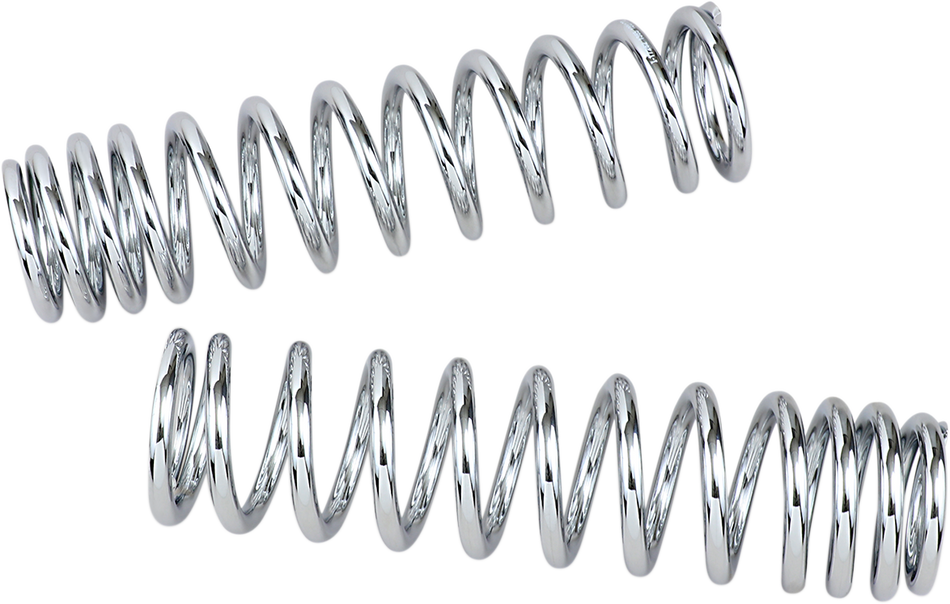 PROGRESSIVE SUSPENSION Shock Springs - 12-Series - Chrome - 120-170 lb/in 03-1365C