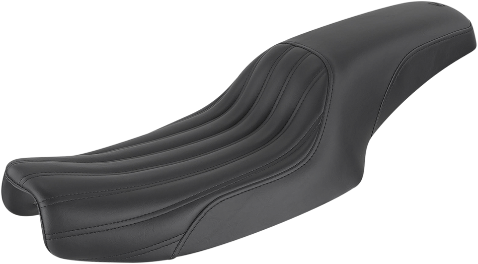 SADDLEMEN Profiler Knuckle Seat - Black - Dyna 891-04-047K