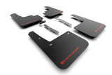 Rally Armor 2022 Hyundai Kona N Line Black UR Mud Flap w/ Red Logo MF93-UR-BLK-RD