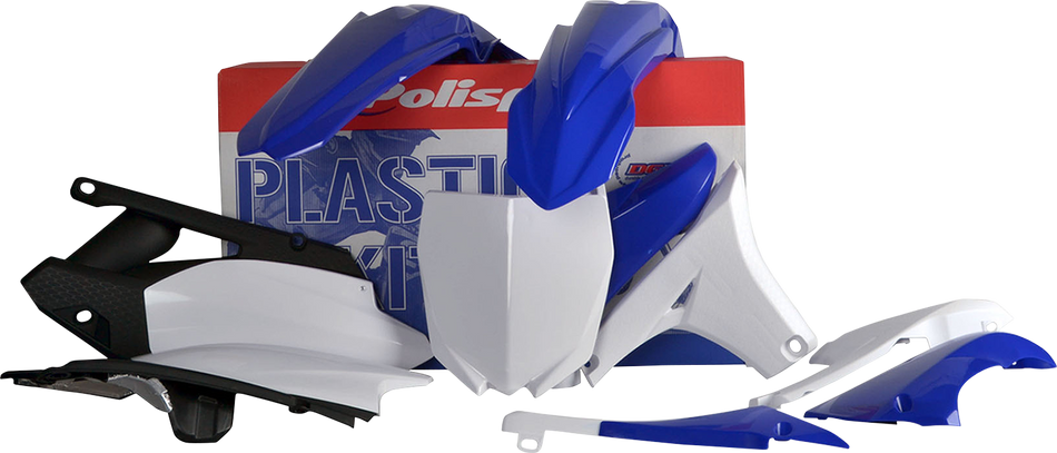 POLISPORT Komplettes Bodykit - '11 - '12 OEM Blau/Weiß/Schwarz - YZ 450F 90274 