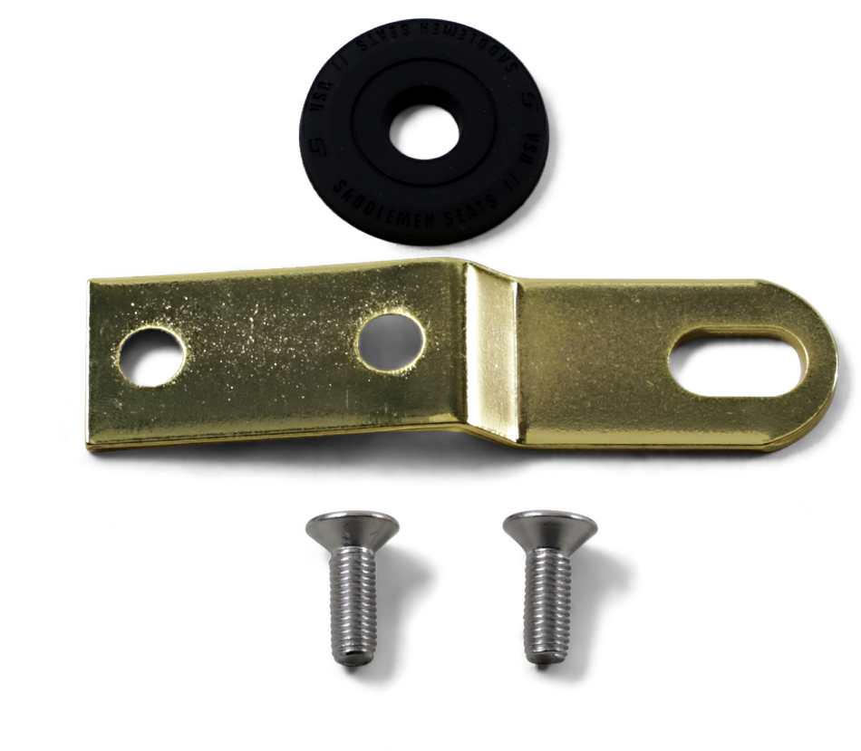 SADDLEMEN Seat Bracket - Gold - 1/4"-28 10545GOB