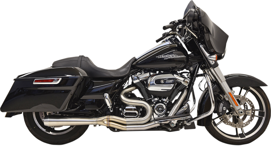 BASSANI XHAUST 2:1 Exhaust - Stainless Steel 1F22SS