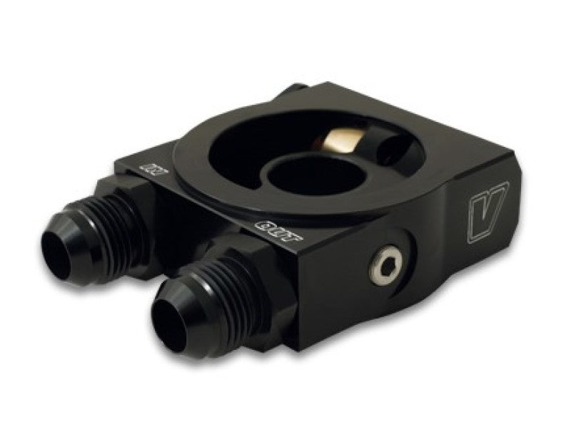 Vibrant Thermostatic Oil Cooler Sandwich Adapter w/Thermostat 17065