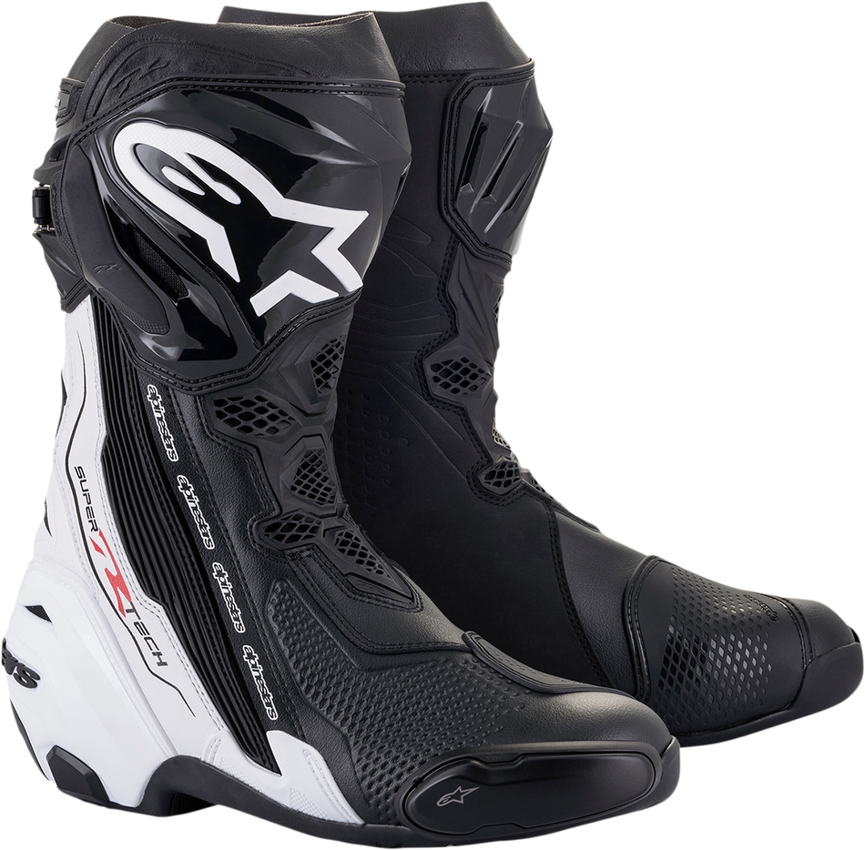 Botas ALPINESTARS Supertech R - Negro/Blanco - US 8 / EU 42 2220021-12-42