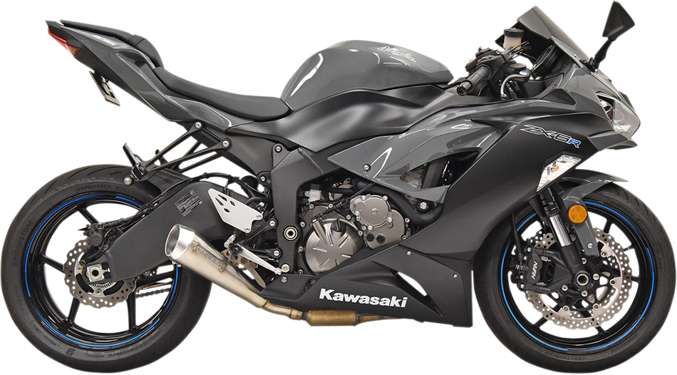 BASSANI XHAUST ZX-6R Slip-On - Acero inoxidable 5Z627 