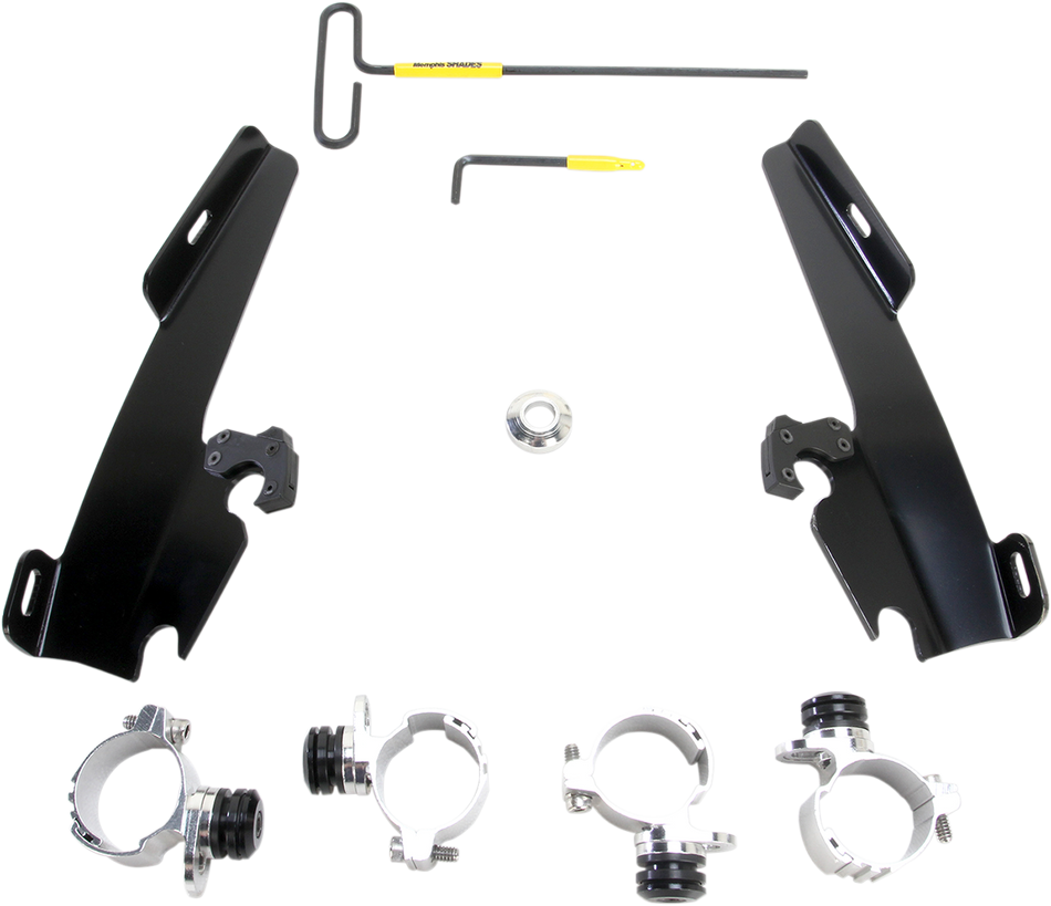 MEMPHIS SHADES Batwing - Mounting Kit - Black - XL MEB1999