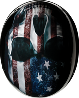 Casco Z1R Vagrant - Calavera de EE. UU. - Negro - Grande 0103-1310 