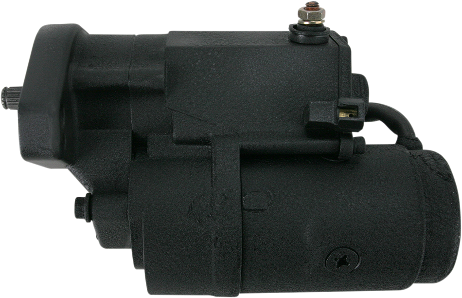 TERRY COMPONENTS Starter Motor - Harley Davidson - Black Wrinkle 773594