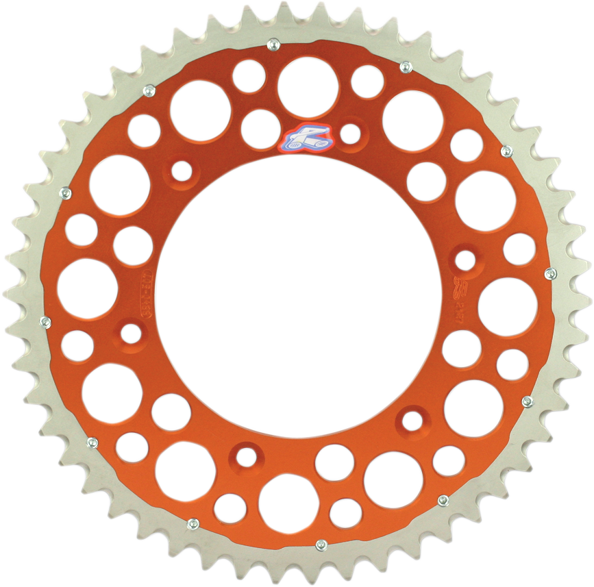 RENTHAL Twinring™ Rear Sprocket - 52 Tooth - Orange 2240-520-52GPOR