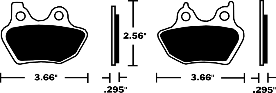 DP BRAKES Sintered Brake Pads - DP918 DP-918