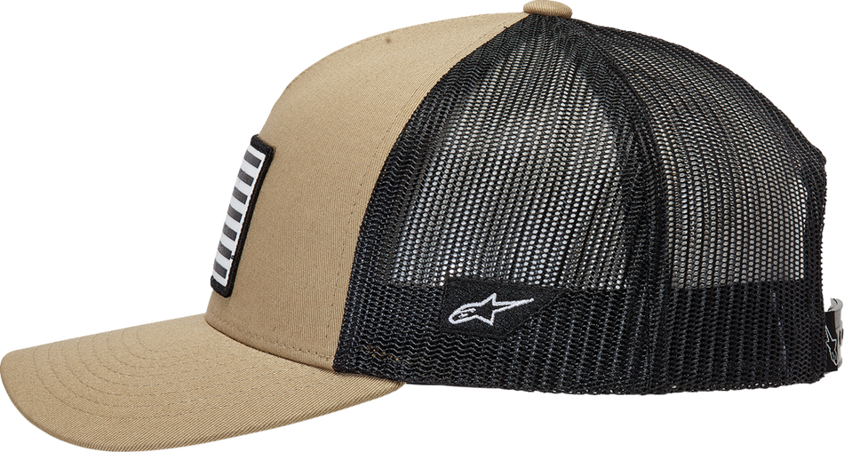 ALPINESTARS Flag Snapback Hat - Sand/Black - One Size 1211810132310OS