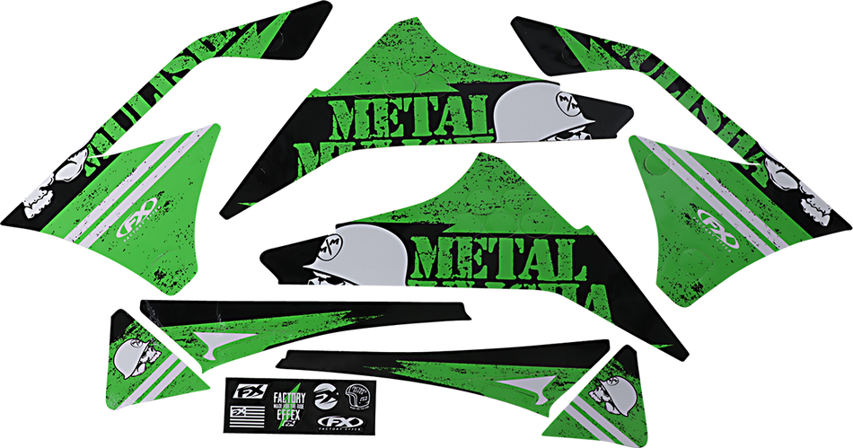 FACTORY EFFEX Metal Mulisha Graphic Kit - Kawasaki 	KX250F 2009-2012 23-11126