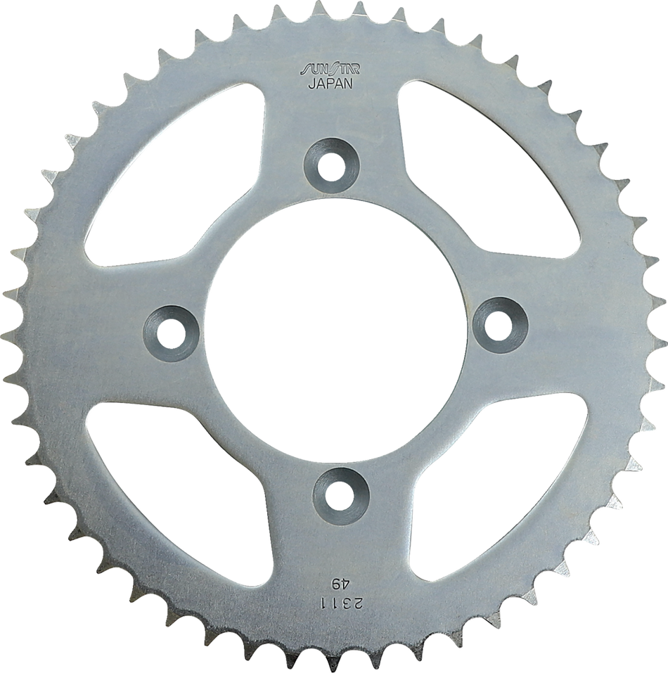 SUNSTAR SPROCKETS Rear Sprocket - 49 Tooth - Honda 2-231149