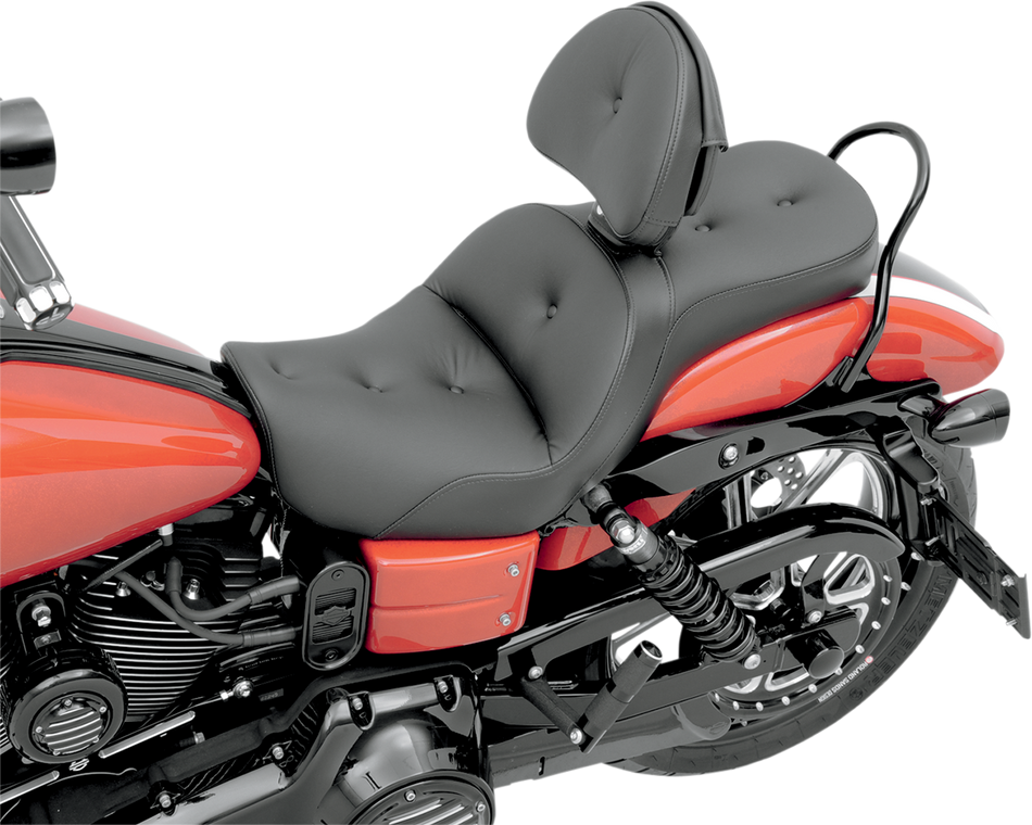 SADDLEMEN Asiento de sofá Explorer Road - Incluye respaldo - Dyna '06-'17 806-04-030RS