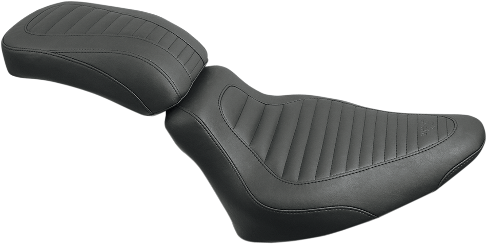 MUSTANG Tripper Rear Seat - Tuck and Roll - FLST '08-'17 76737