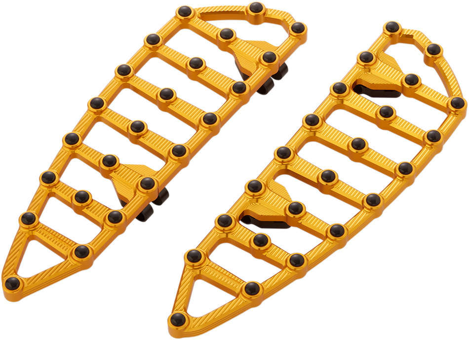 ARLEN NESS MX Driver Floorboards - Gold 06-894