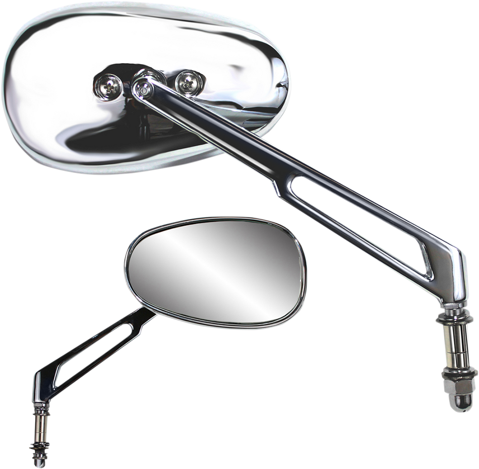 Parts Unlimited Billet Chrome Mirror 17047