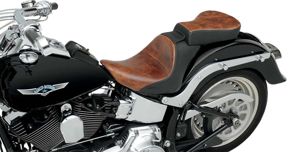 SADDLEMEN Pillion Pad - Lariat - Brown 806-12-016B