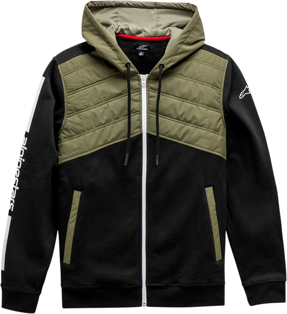 ALPINESTARS Alltime Hybrid Jacket - Black/Olive - 2XL 12111100210672X