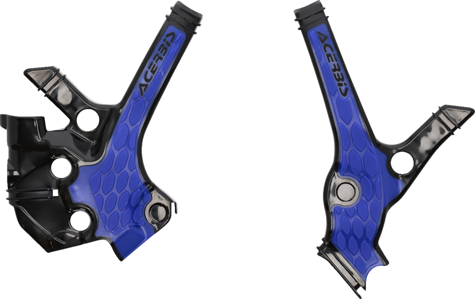 ACERBIS X-Grip Rahmenschützer - Schwarz/Blau 2976221004 