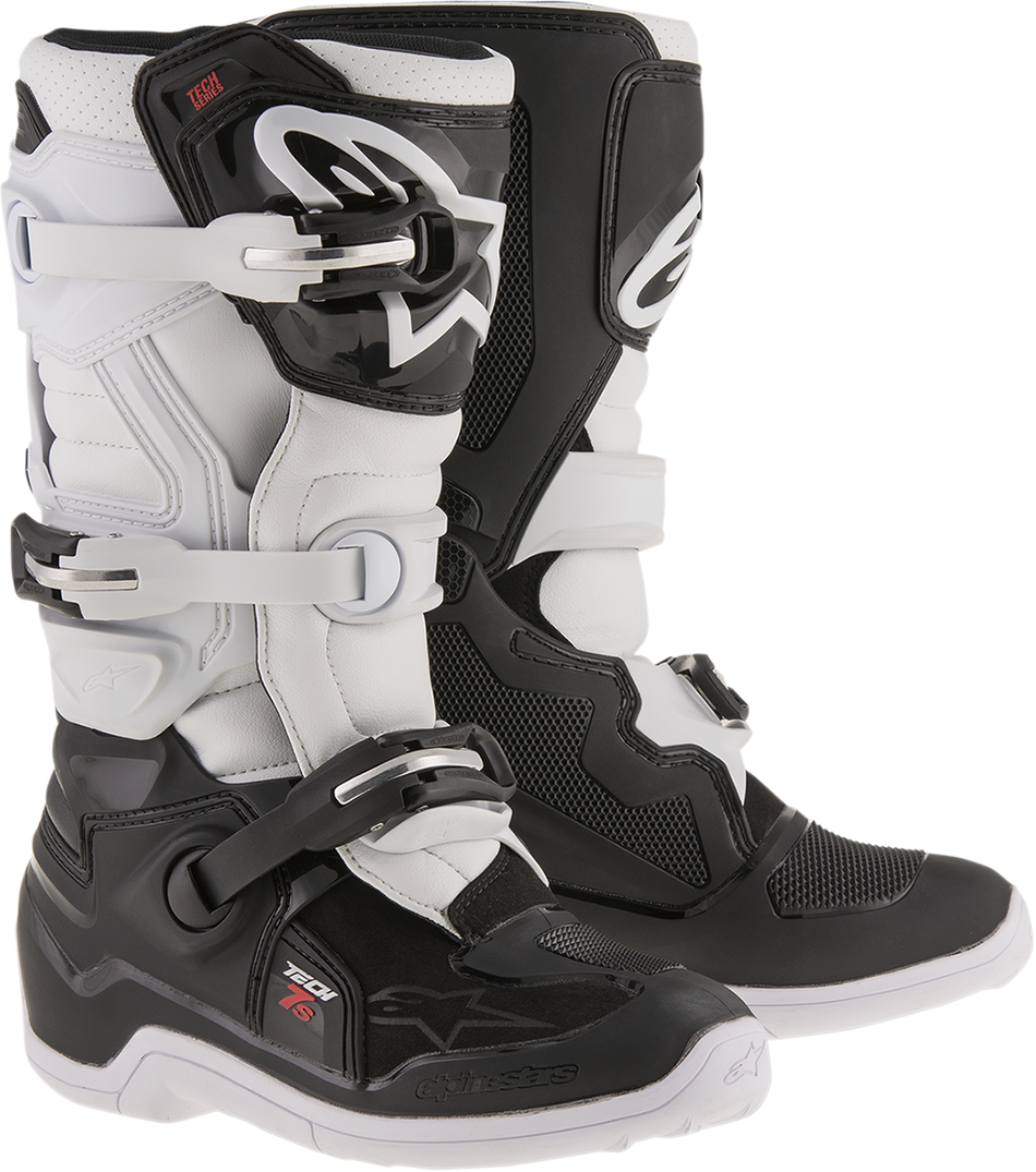 ALPINESTARS Youth Tech 7S Stiefel - Schwarz/Weiß - US 6 2015017-12-6