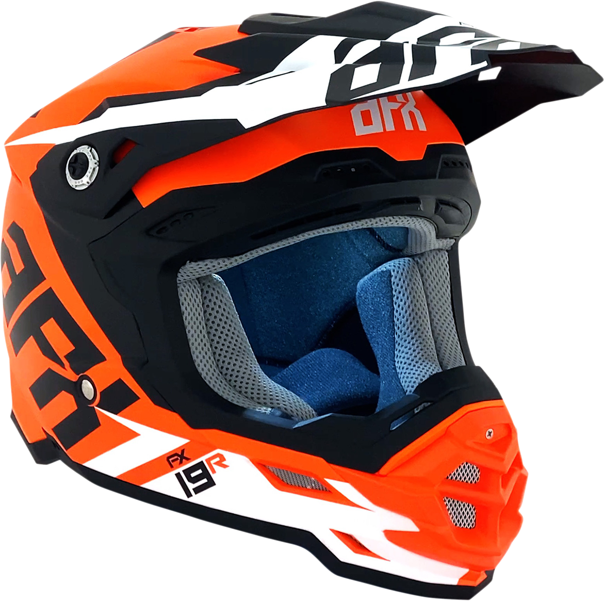 AFX FX-19R Helm – Racing – Mattorange – Medium 0110-7084