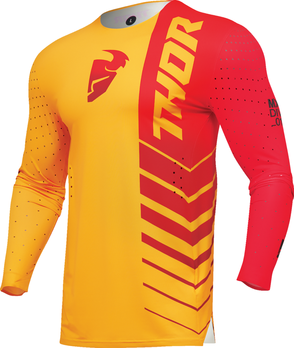 THOR Prime Analog Jersey - Lemon/Red - Small 2910-7677