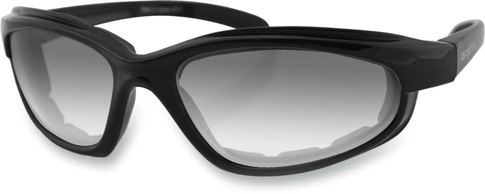 Gafas de sol BOBSTER Fat Boy - Negro brillante - Fotocromático transparente EFB001