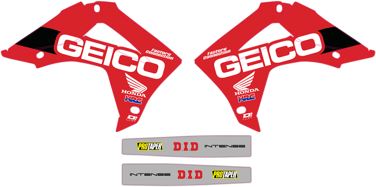 D'COR VISUALS Graphic Kit - '20 Geico 10-10-0600