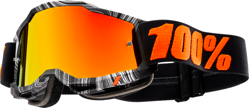 100% Accuri 2 Goggles - Geospace - Red Mirror 50014-00008