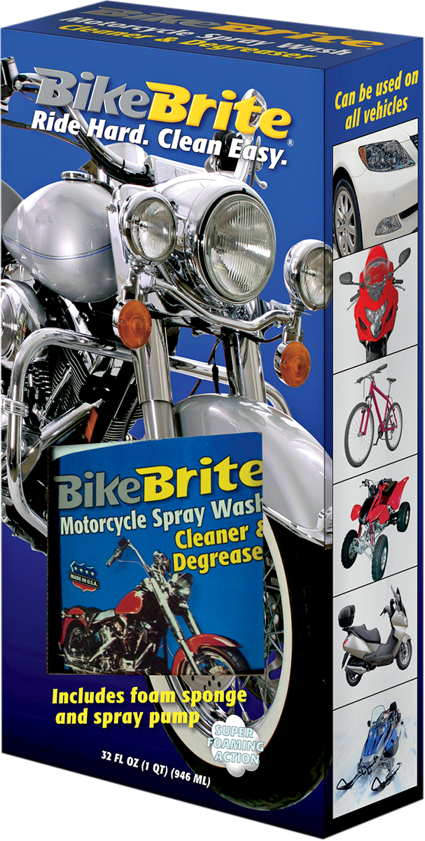 BIKE BRITE Cleaner/Degreaser Spray Kit - 32 U.S. fl oz. MC44K