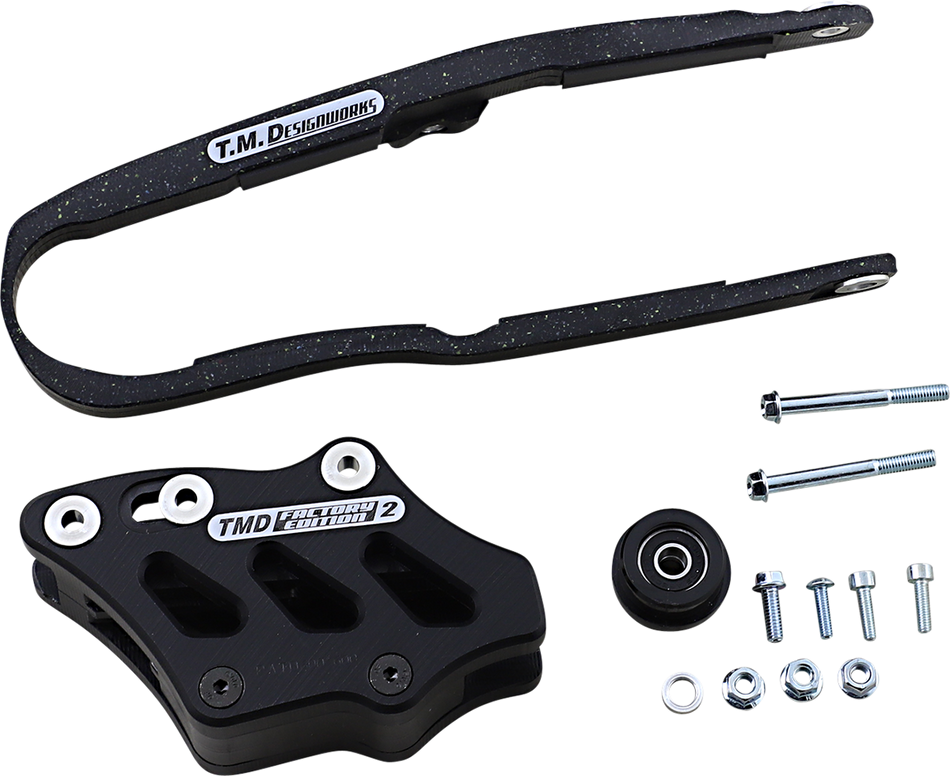 T.M. DESIGNWORKS Chain Guide/Slider - Kawasaki - Black KCP-K11-BK