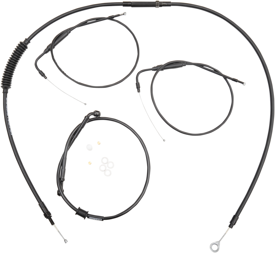 BURLY BRAND Handlebar Cable And Brake Line Kit - Clubman Handlebars B30-1099