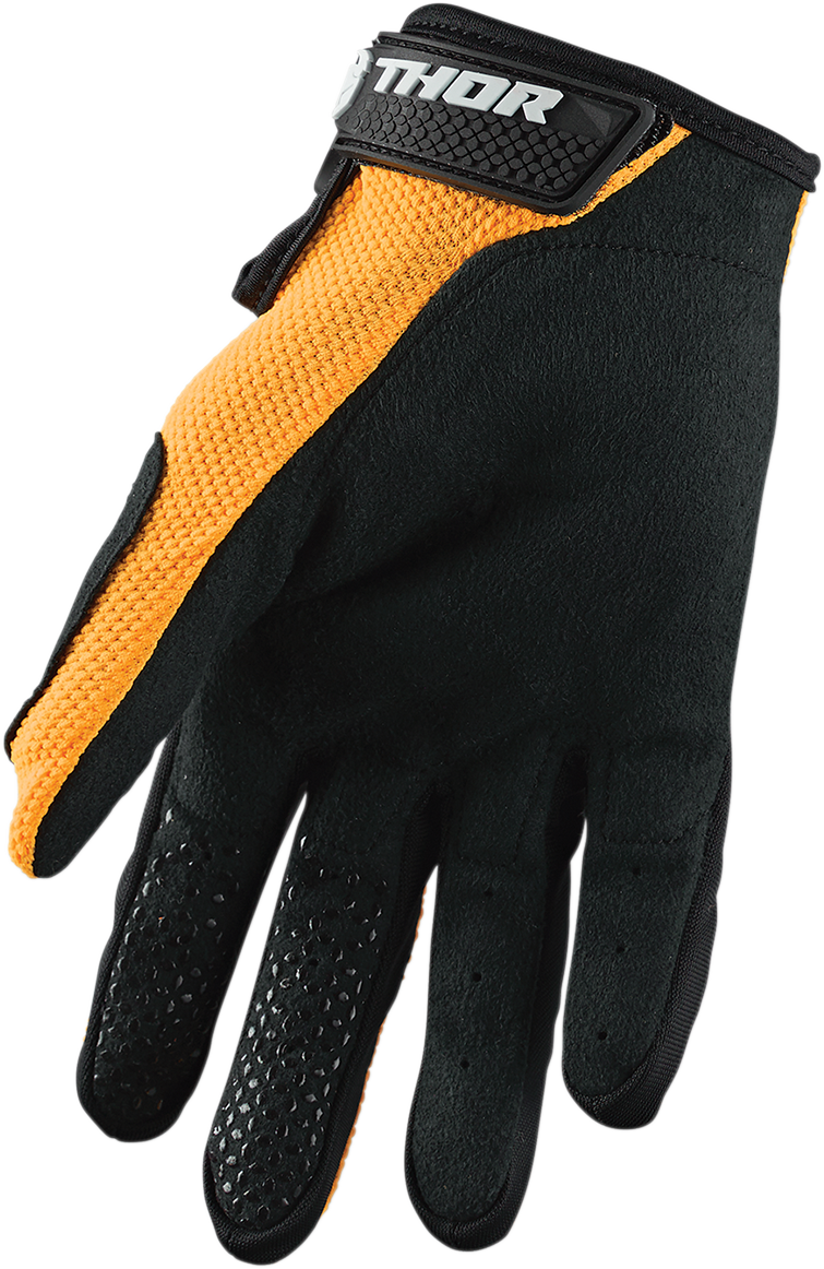 THOR Sector Gloves - Orange/Black - Small 3330-5866