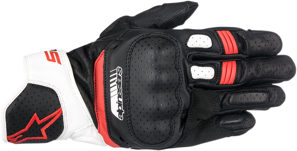 ALPINESTARS SP-5 Gloves - Black/White/Red - Small 3558517-123-S