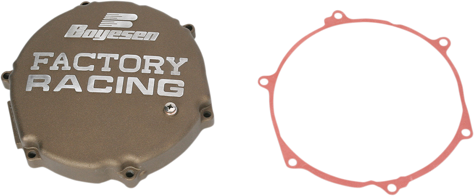 BOYESEN Clutch Cover - Gold - KX250 CC-12M