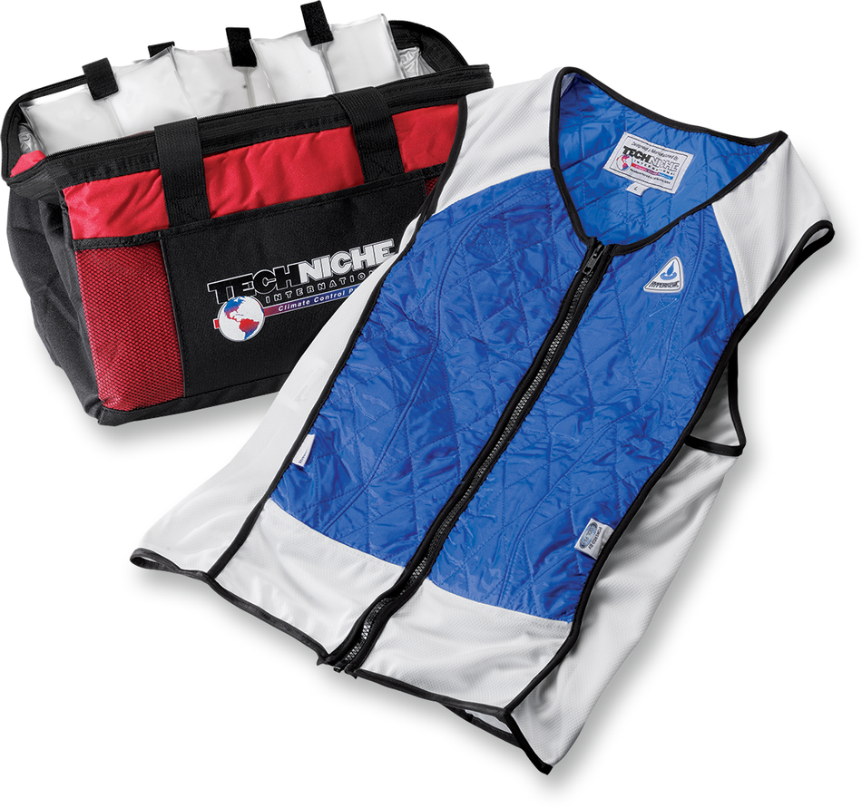 HYPER KEWL Hybrid Elite Sport Cooling Vest - Blue - Medium 4531BLM