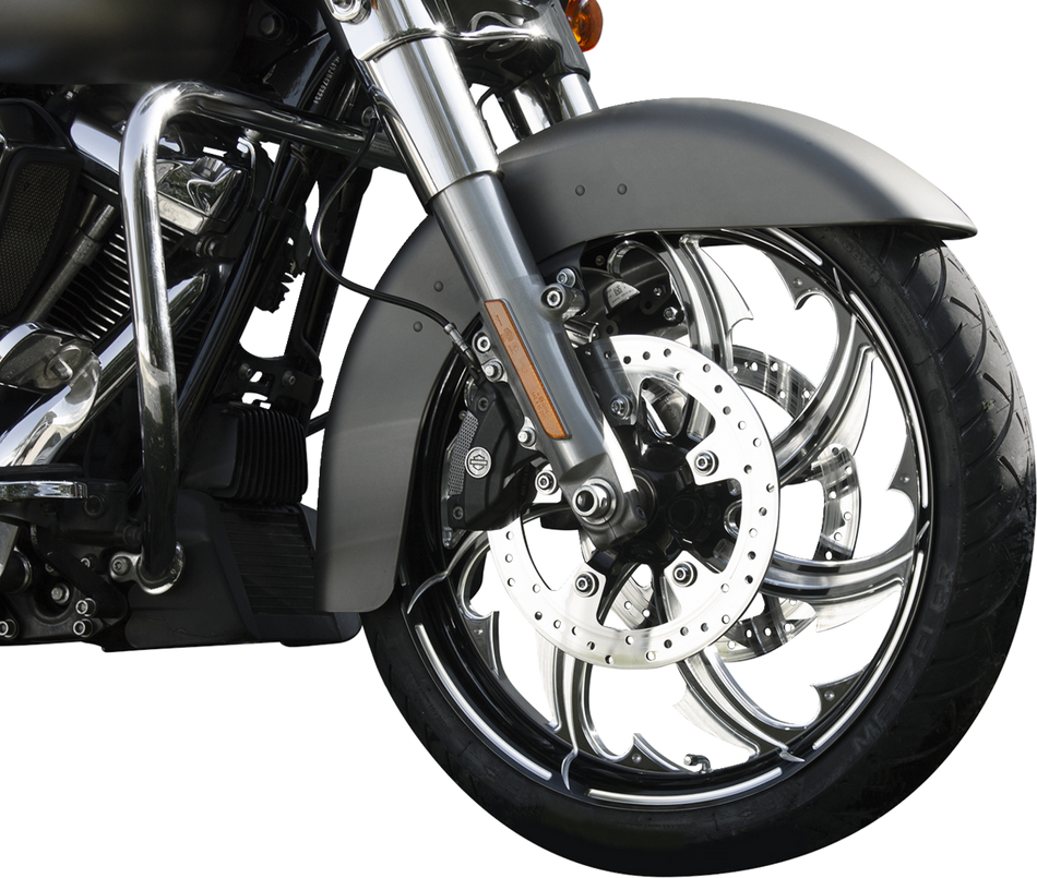 COASTAL MOTO Front Wheel - Fury - Dual Disc/ABS - Black Cut - 21"x3.25" - FL FRY-213-BC-ABST