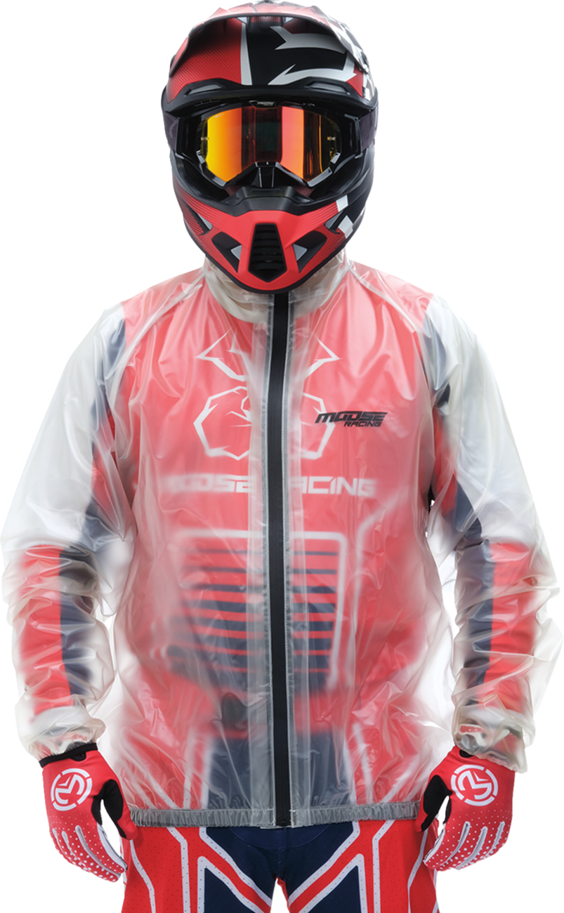 MOOSE RACING Rain Jacket - Clear - 3XL 2854-0376