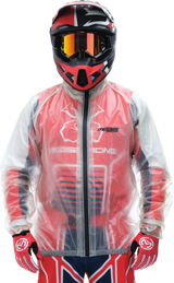 MOOSE RACING Rain Jacket - Clear - Small 2854-0371