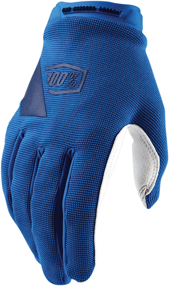 100% Women's Ridecamp Gloves - Blue - XL 11018-002-11