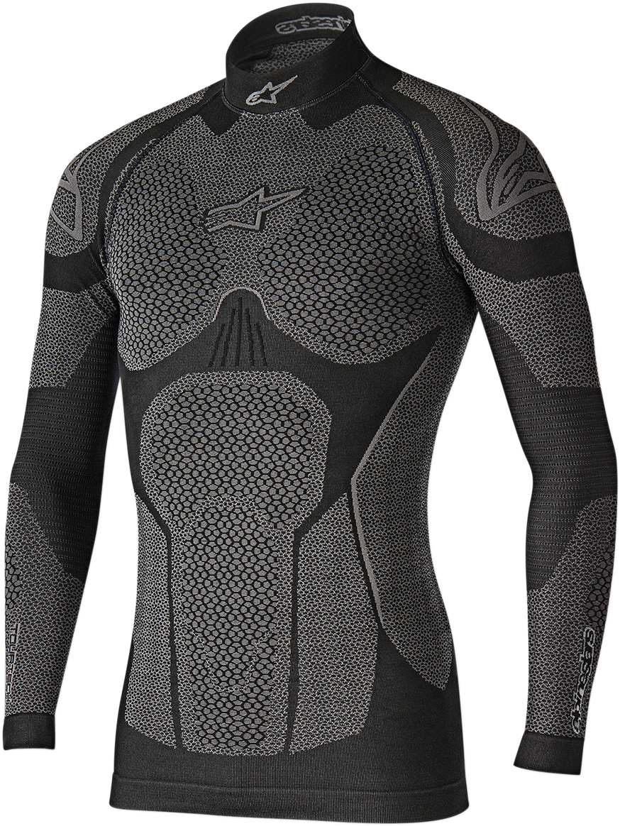 Camiseta interior de manga larga de invierno ALPINESTARS Ride Tech - Negro/Gris - M/L 4752117106-M/L 