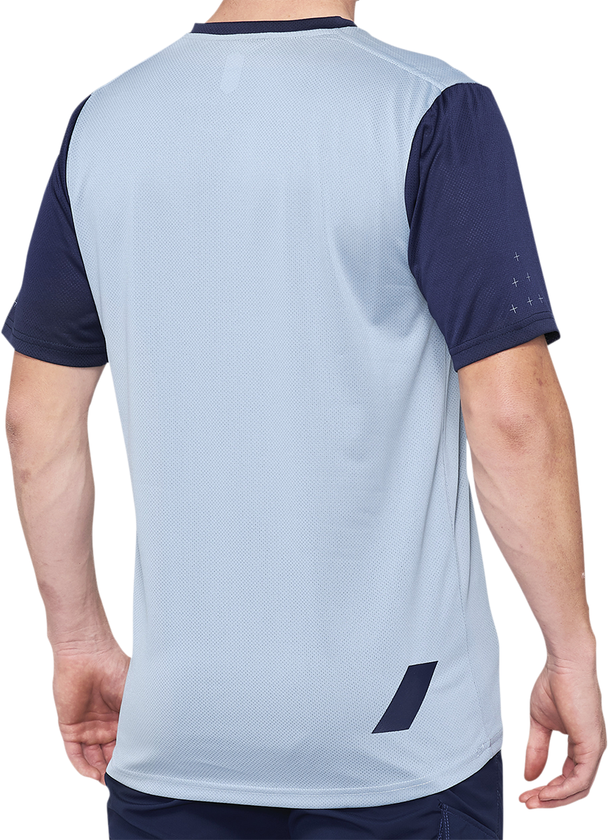 100% Ridecamp Jersey - Short-Sleeve - Blue/Navy - Medium 40027-00011