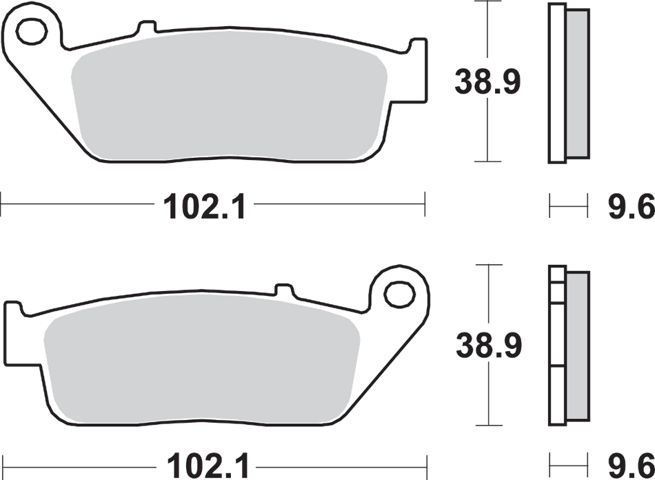 SBS LS Brake Pads - Honda/Victory - 630LS 630LS