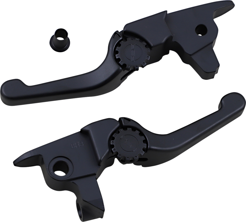 POWERSTANDS RACING Lever Set - Anthem - Shorty - Black 12-01661-22