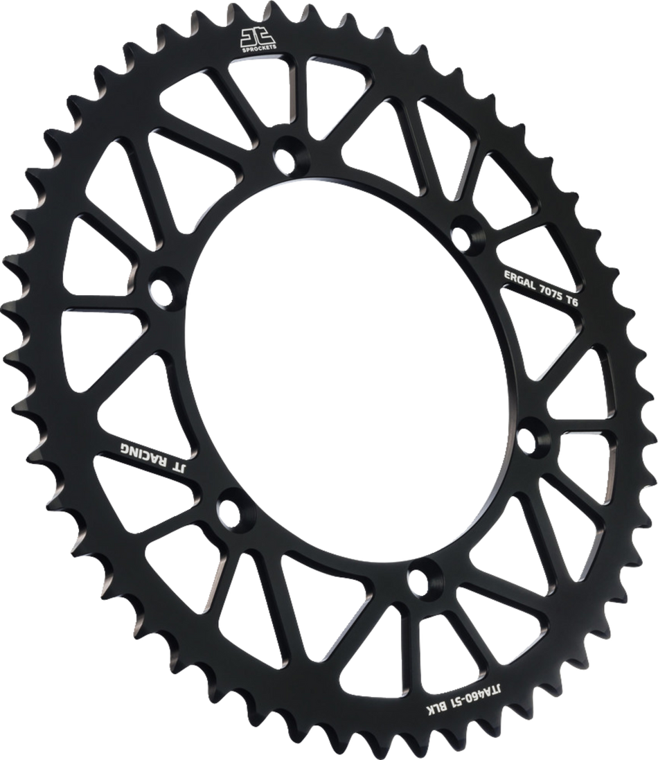 JT SPROCKETS Rear Sprocket - Black - 51 Tooth - Kawasaki JTA460.51BLK