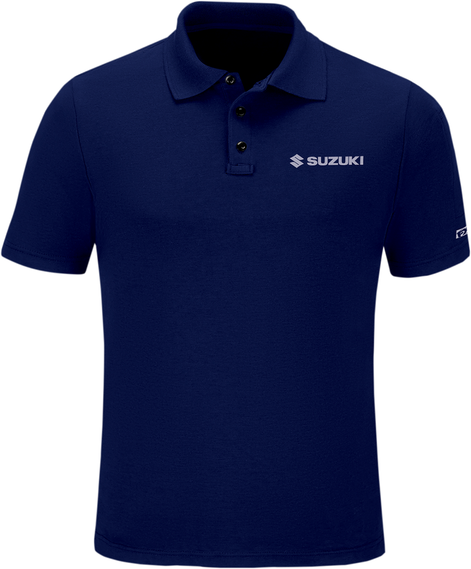 FACTORY EFFEX Suzuki Polo Shirt - Navy - Large 25-85404